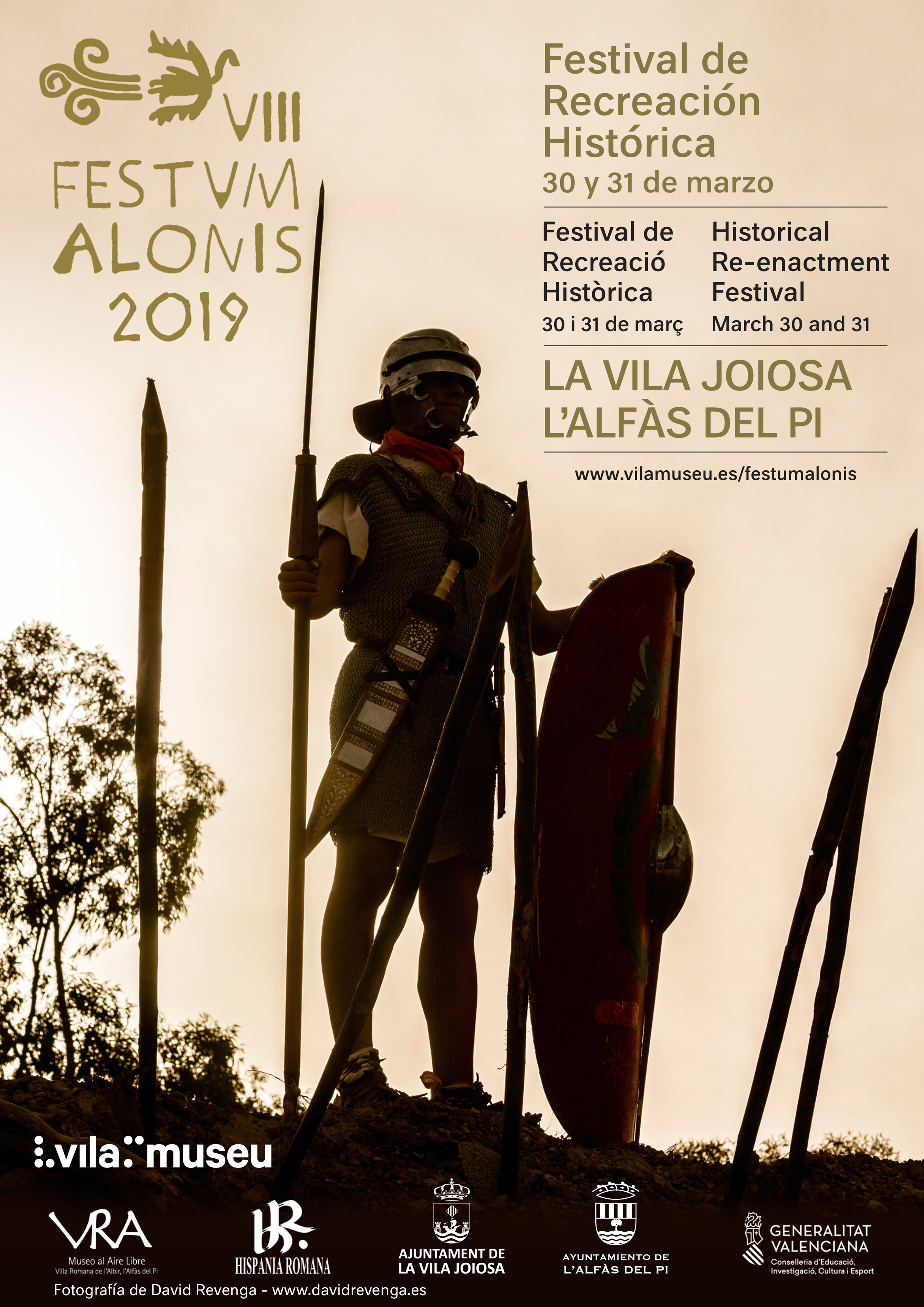 El evento de recreación histórica romana FESTVM ALONIS se celebrará en la Vila y L’ Alfàs del Pi